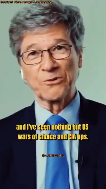 PROF. JEFFREY SACHS: ‘I was born in 1954 and I’ve seen nothing but US wars of choice and CIA...