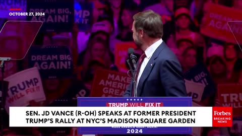 JD Vance- This Is 'My Favorite Kamala Harris Moment' - Trump Madison Square Garden Rally