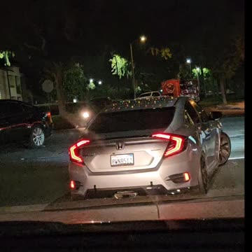 A California Christmas Car!