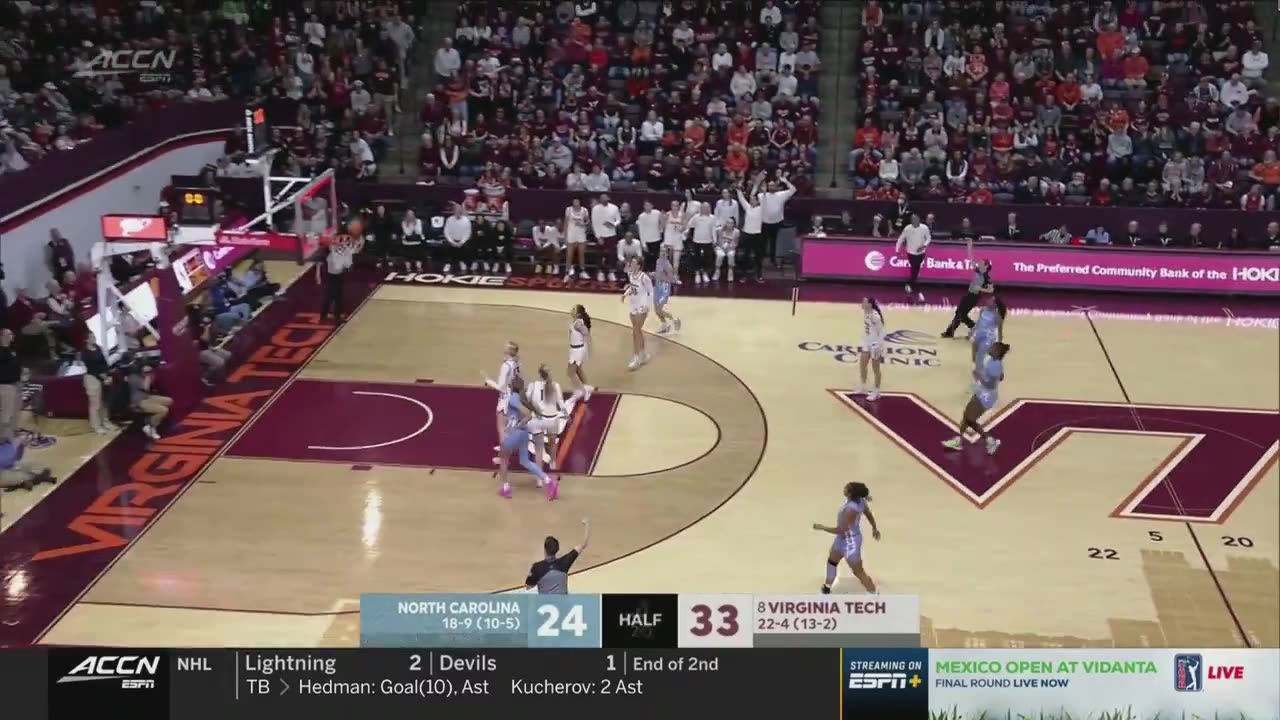 March Madness NCAA | DEJA KELLY'S SIREN SHOT AT THE END OF THE FIRST HALF!