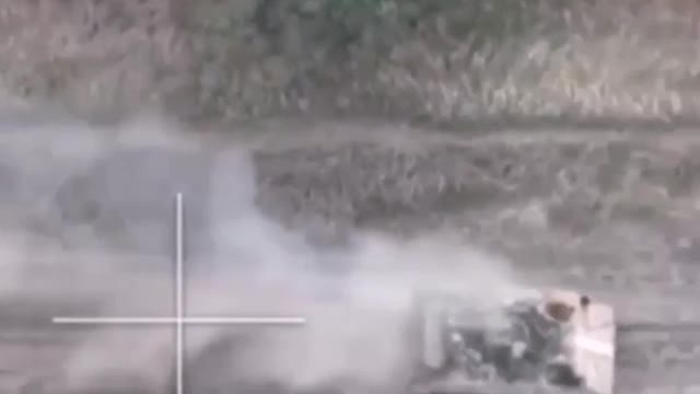 deNAZIfication - π·πΊπΊπ¦ ATGM of the Armed Forces of the Russian Federation destroys Bandera