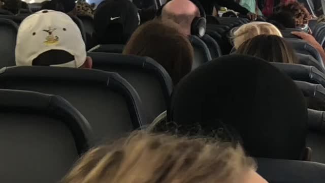 Irate Plane Passenger After Emergency Landing