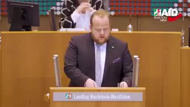 GEZ Gebühren Haft durch WDR - AfD NRW Rede zu Georg Thiel