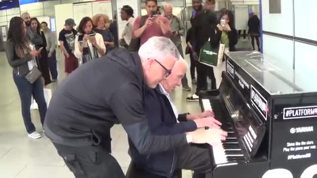 SENIOR CITIZEN PLAYS PIANO AND THEN THE MAGIC BEGINS