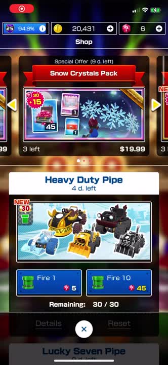 Mario Kart Tour - Heavy Duty Pipe Pull (Snow Tour)