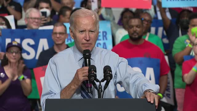 President Biden remarks at DNC rally in Maryland