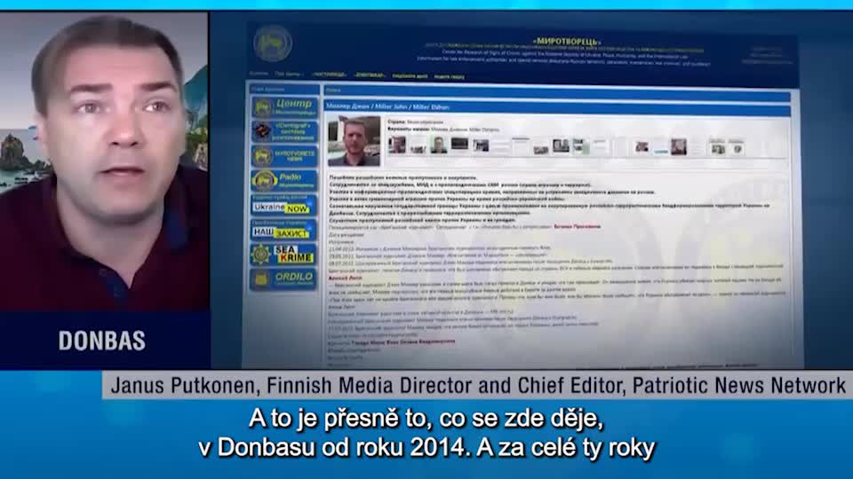 Finský novinář Janus Putkonen o neonacistikých praporech na Ukrajině