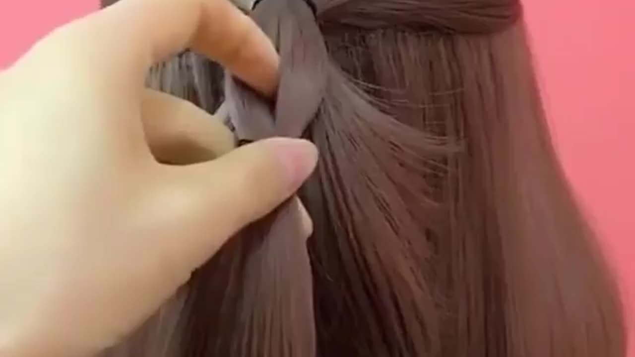 Bow hair style for girls