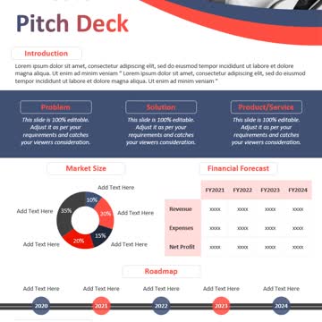 One Pager Investors Pitch Deck PowerPoint Slide
