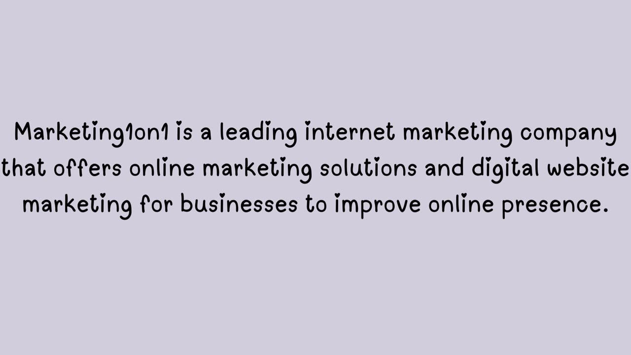 Internet Marketing