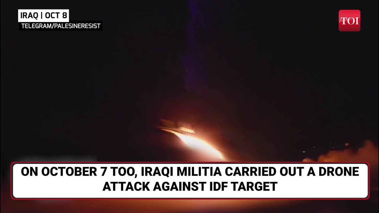 Iraq's Islamic Resistance Unleashes Kamikaze Drones On Israel Thrice In 3 Hours - Watch