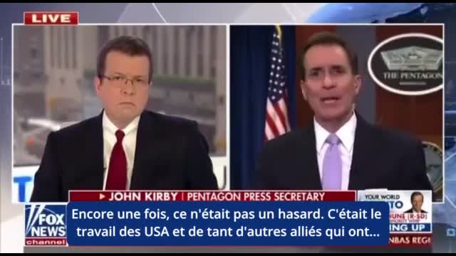 LE PORTE PAROLE DU PENTAGONE EXPOSE LA FAÇON DONT ILS PRÉPAR