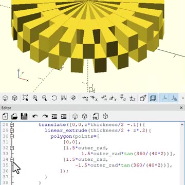 OpenScad: Make a Lego Tire
