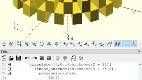 OpenScad: Make a Lego Tire