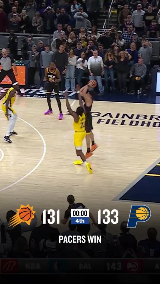 NBA Game Story: Pacers vs suns