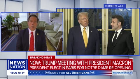 Trump meeting with Emmanuel Macron is 'outstanding': Rep. Fleischmann | NewsNation Live