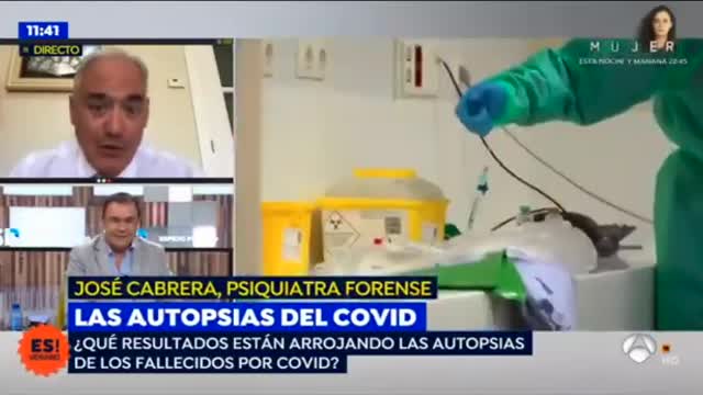 ¿Por qué se prohibieron las autopsias en España? José Cabrera Psiciatra Forense Covid 19 Coronavirus