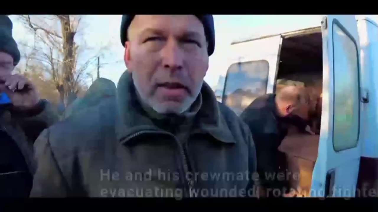 Delivering aid to Russian servicemen