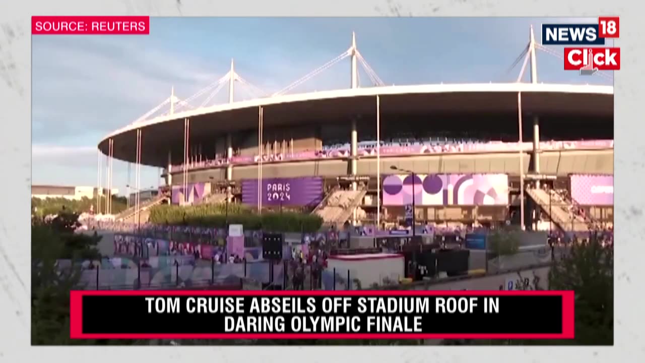 Tom Cruise Olympics 2024 | Hollywood Superstar Tom Cruise Makes A Dramatic Appearance | N18G
