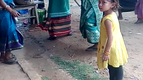 Indian tribal women dancing