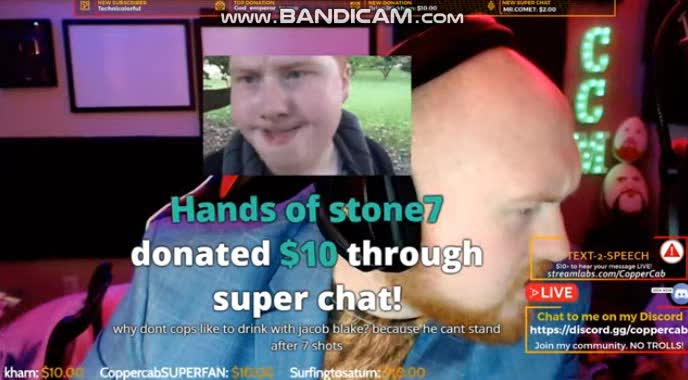 Coppercab says he is stockpiling his semen in his freezer for Belle Delphine TO EAT