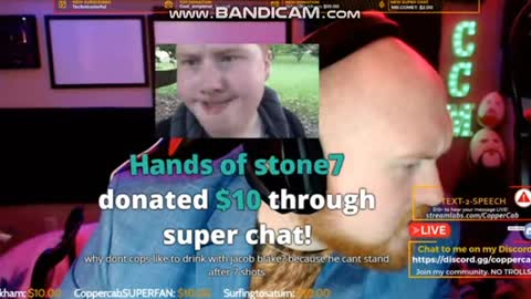 Coppercab says he is stockpiling his semen in his freezer for Belle Delphine TO EAT