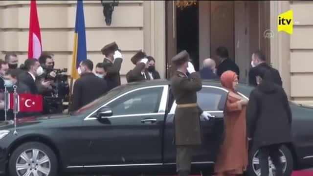 Президент Турции Реджеп Тайип Ердоган прибыл с официальном визитом в Украину