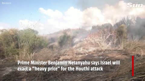 Houthis hit central Israel for first time with 7,000mph hypersonic missile in chilling escalation