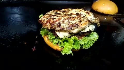 Brazilian food 'Hamburger'