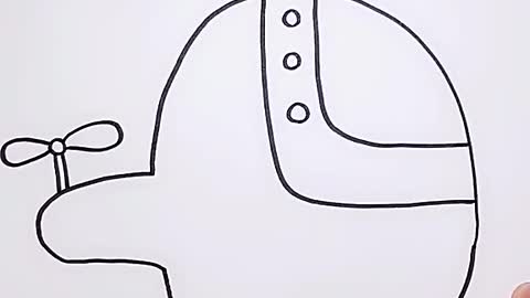 Simple helicopter painting