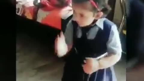 Cute girl cute dance