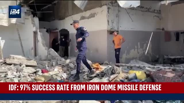 IDF touts 97% success rate from Iron Dome missile defense system_Cut