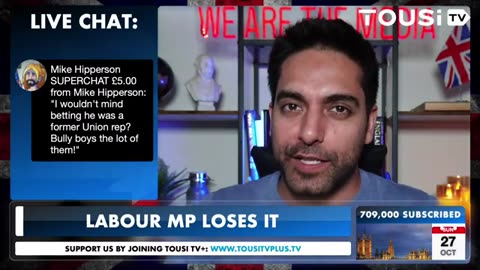 TOUSI TV BREAKING Labour MP Suspended For Attacking British Voter On TOUSI TV