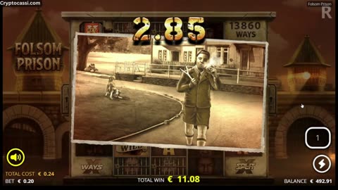 Folsom Prison Slot 633x Win