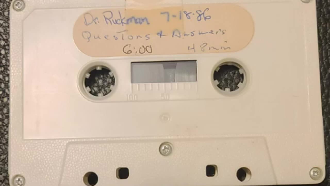 Peter S. Ruckman - Q & A 7-18-86 (evening) - Courtesy M. Cox