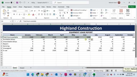 Excel Level 01 | Chapter 05 | Assessment 04