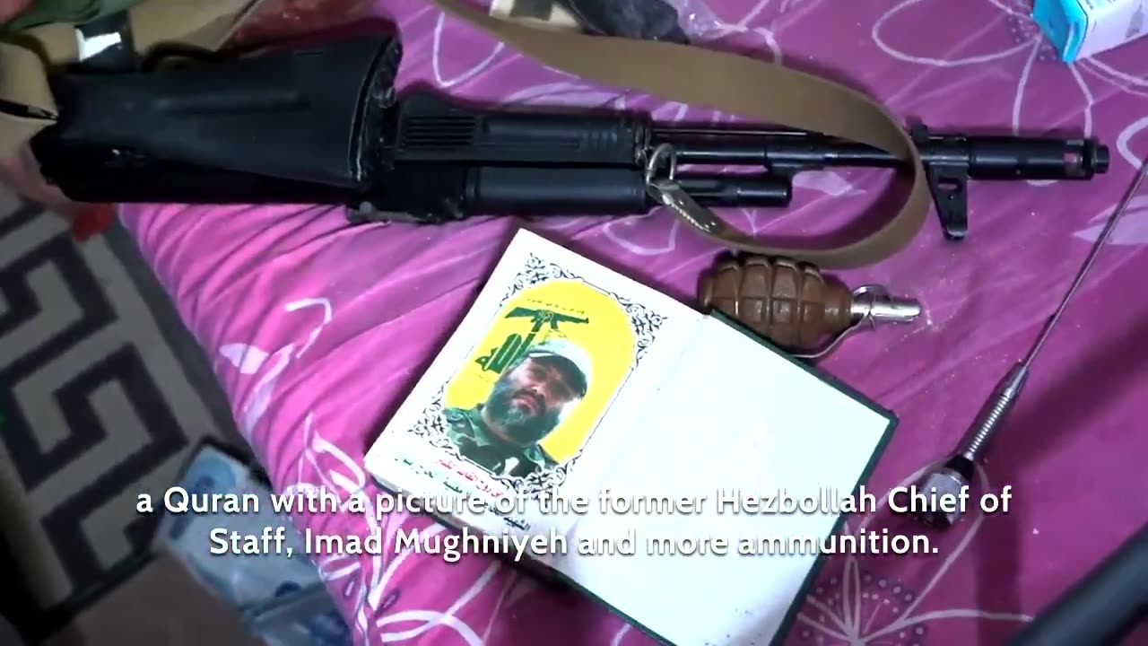 From the huge Hezbollah compound the underground