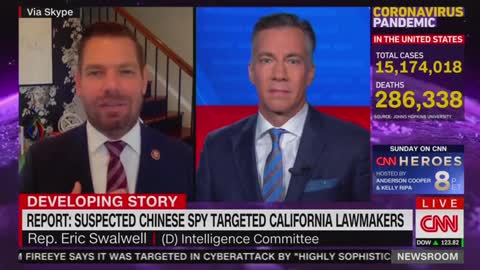 Dem Swalwell Says Relationship With Chinese Spy ‘Classified’