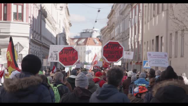 Europe for Freedom - Kundgebung Wien, Sonntag 27.02.2022