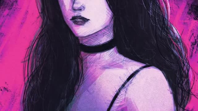 Comic Art Time lapse Procreate | Digital Style Portrait #shorts