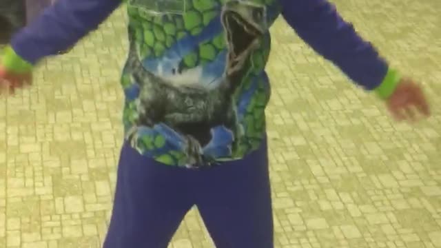 Little boy says he's a natural on the hoverboard and falls down