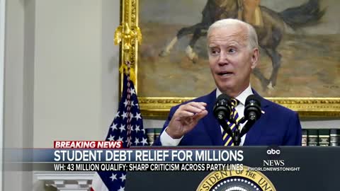 Biden announces student debt relief for millions of Americans