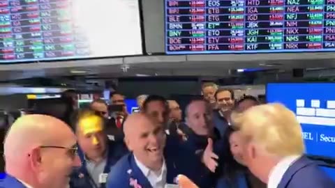 Donald Trump stuns the World by ringing the Bell at the New York Stock Exchange