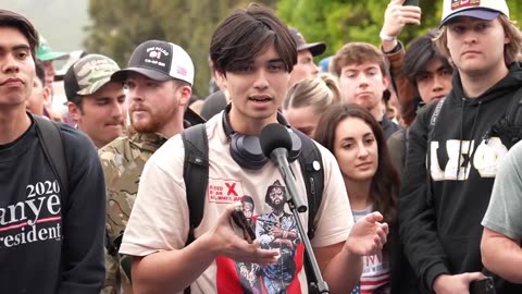 College Student Realizes He Can't Convince Charlie Kirk To Be Progressive