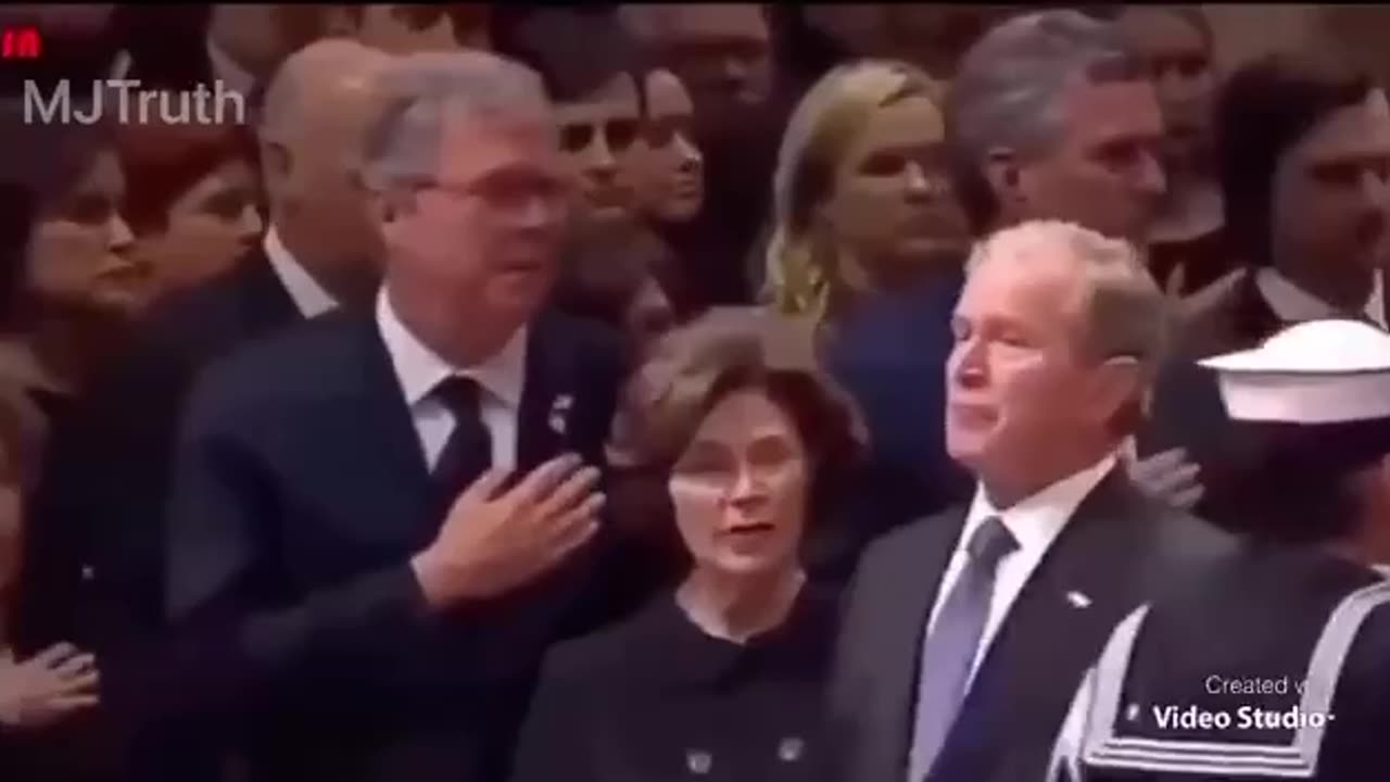 George HW Bush Funeral - The White Envelopes