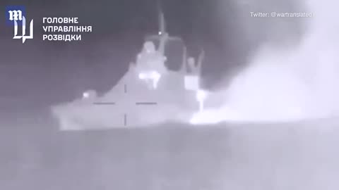 Russian Warship Sergei Kotov Sunk By German Drone Boats