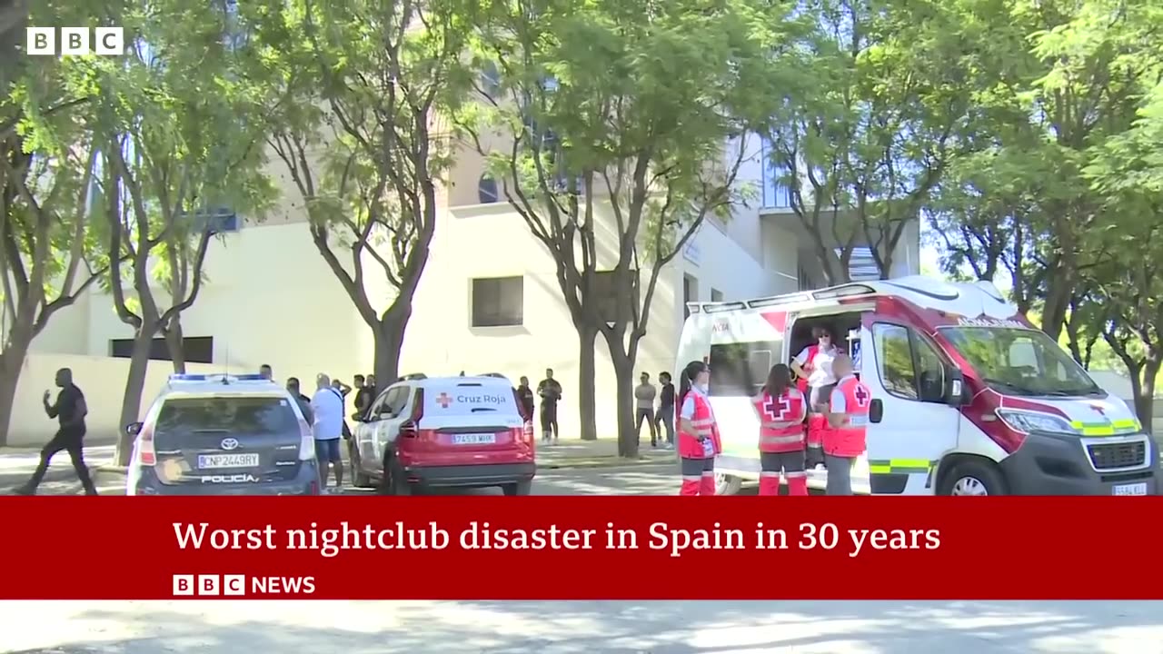 Murcia nightclub fire kills 13 people in south-east Spain