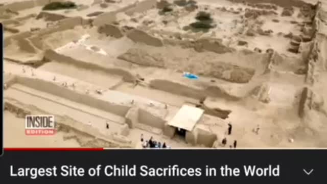 Ritual murders in Peru. The world's largest burial of children killed for sacrifices.