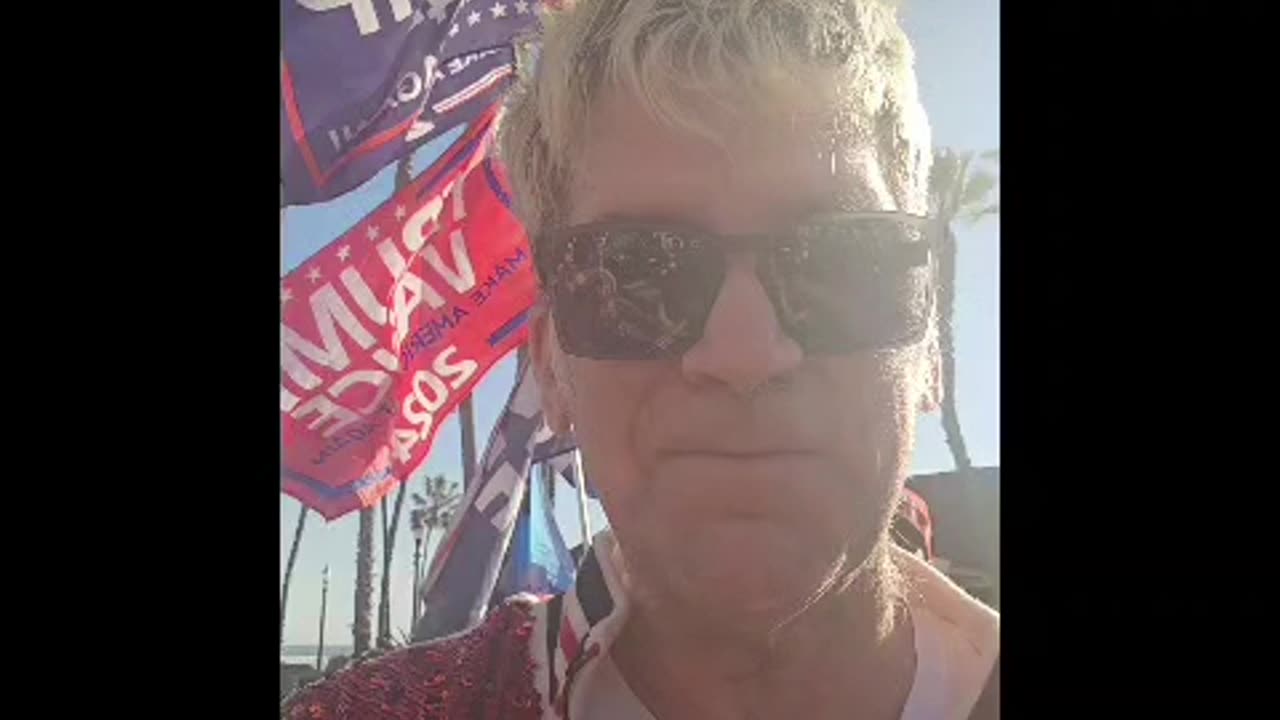 Trump Victory Party Rally Huntington Beach California!