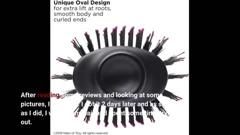 Revlon one-step volumizer original 1.0 hair dryer and hot air brush, black
